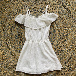 A&F kids off-the-shoulder dress
